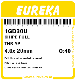 1GD30 - Chipboard Screw -1GD30_Label_T